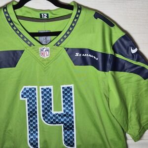 NFL Seattle Seahawks  Nike On Field #14 DK Metcalf Jersey Mens Medium